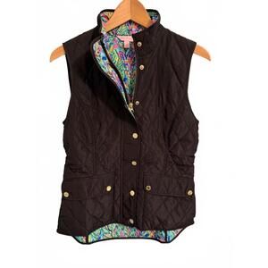 Women’s Lilly Pulitzer Quilted Vest Sz Small